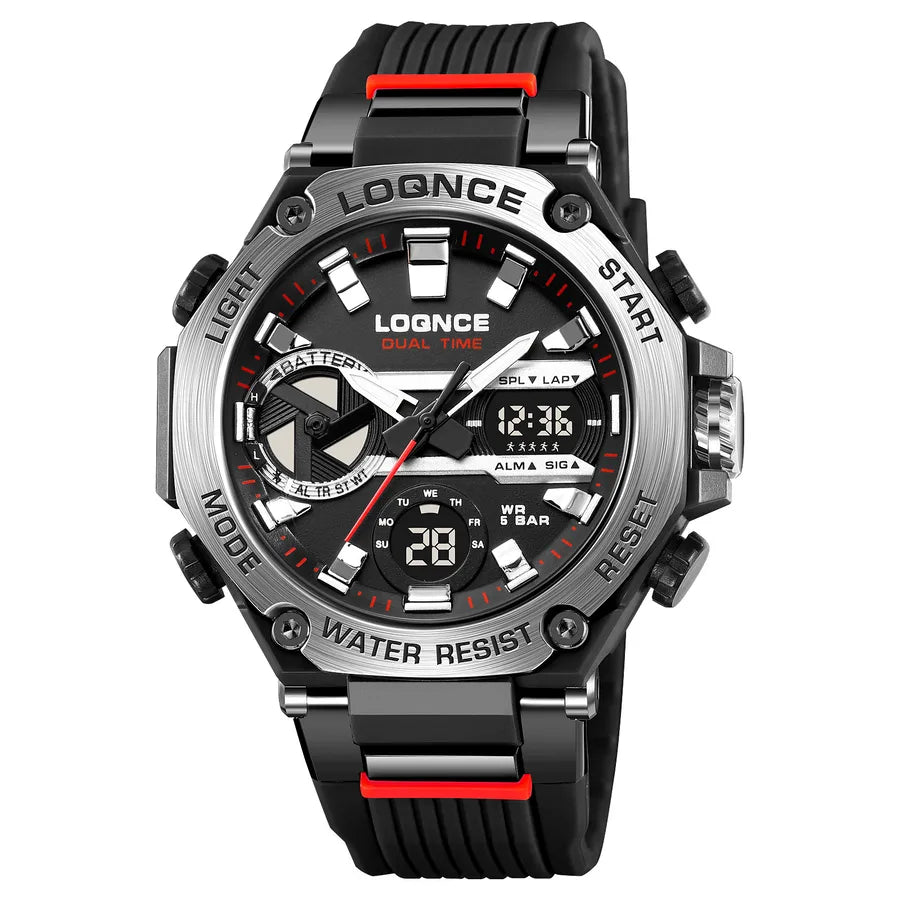 modern style solid color electronic men's watches