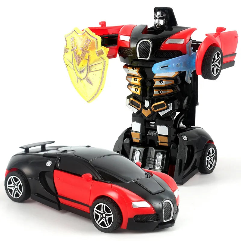 children's collision creative fashion leisure deformation car toys