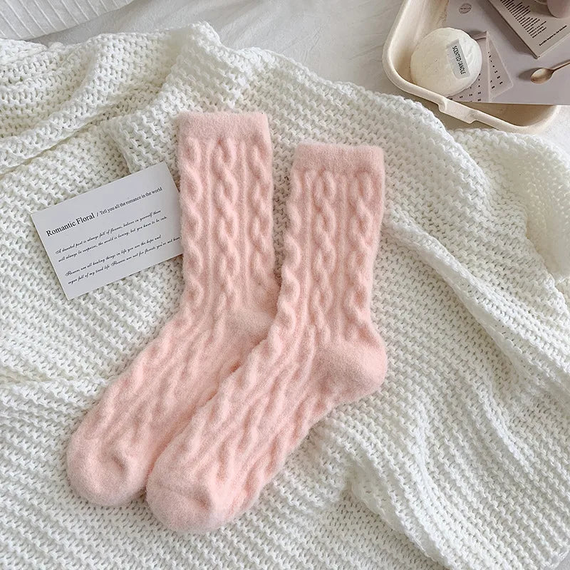 Sweet Women's Solid Color Polyester Ankle Socks A Pair