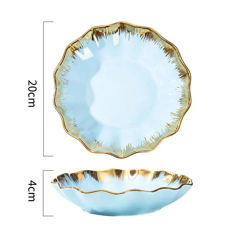 Casual Elegant Glam Solid Color ceramics plate Bowl 1 Piece