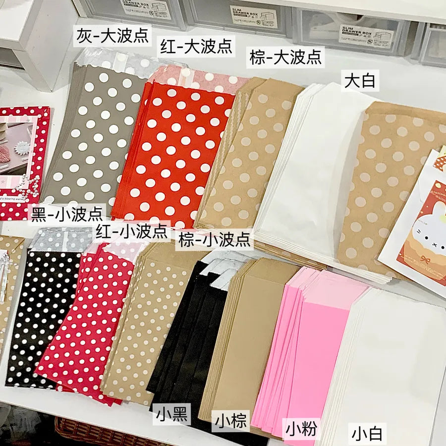 Cute Retro Polka Dots Paper Daily Party Gift Wrapping Supplies Party Supplies Gift Wrapping Supplies 1 Piece
