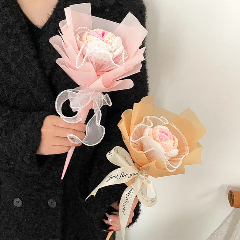 Sweet Multicolor Knit Artificial flowers