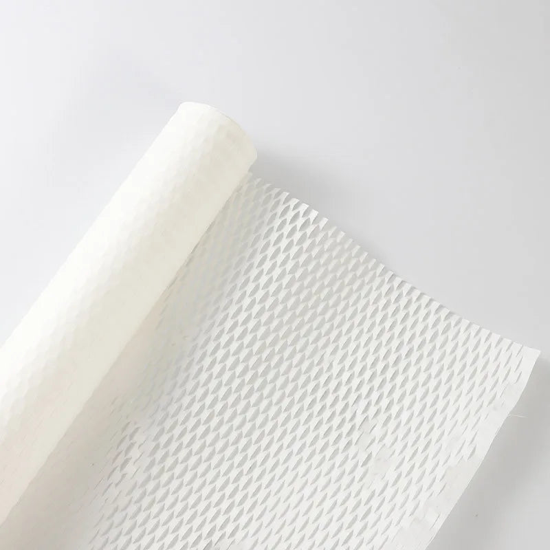 Trendy Honeycomb Paper Mesh Flower Bouquet Artistic Packaging Material Fresh Flowers Gift Wrapping Wholesale Handmade Craft Supplies