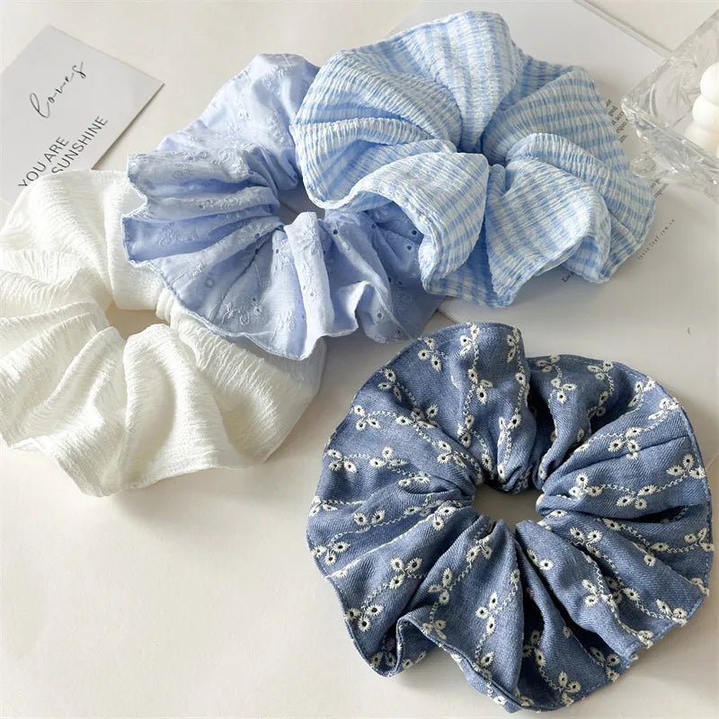 Elegant Lady  Women's Solid Color Cloth Hair Tie
