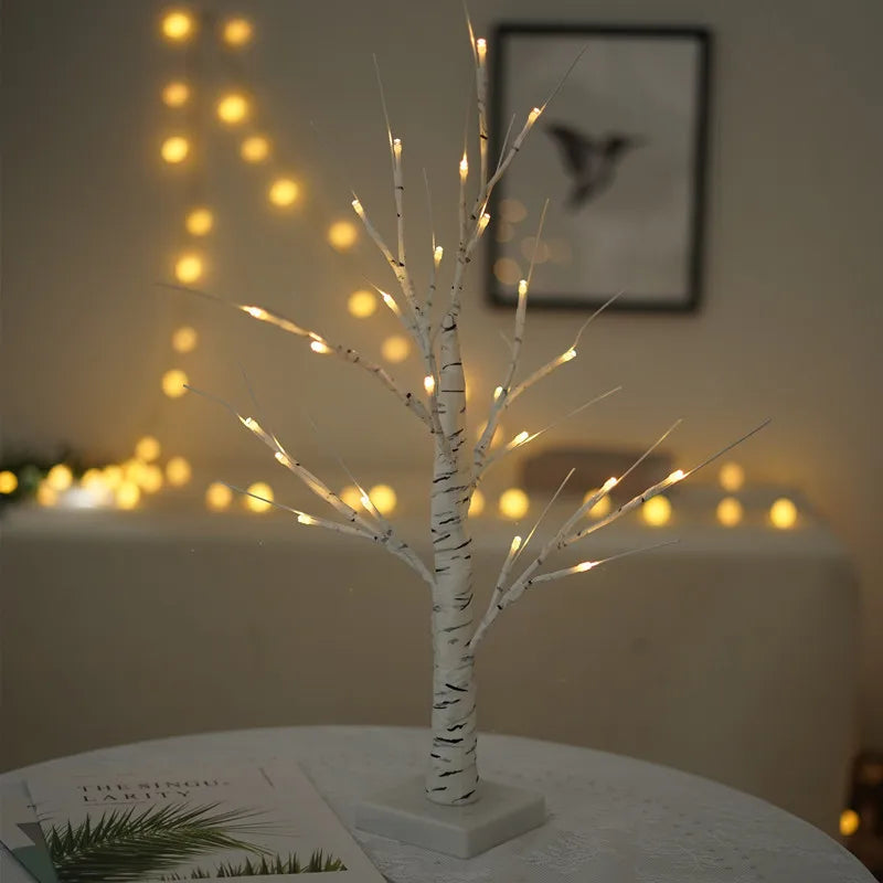 simple style artistic tree plastic indoor party lightings