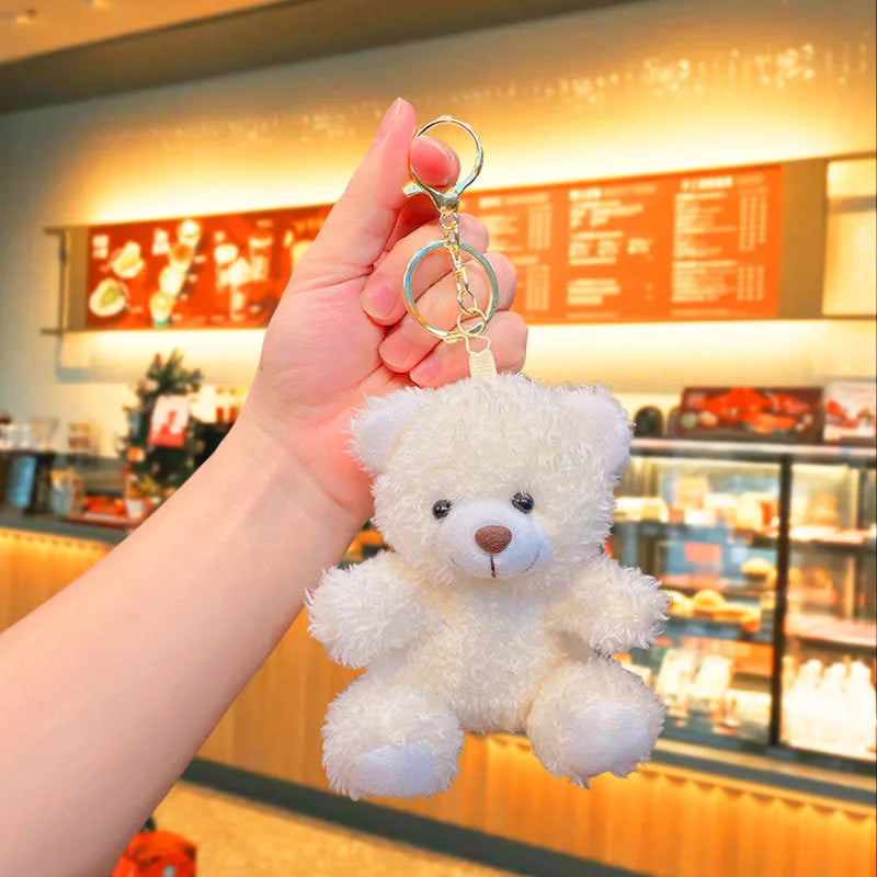 Cartoon Style Bear Polyester Women's Keychain