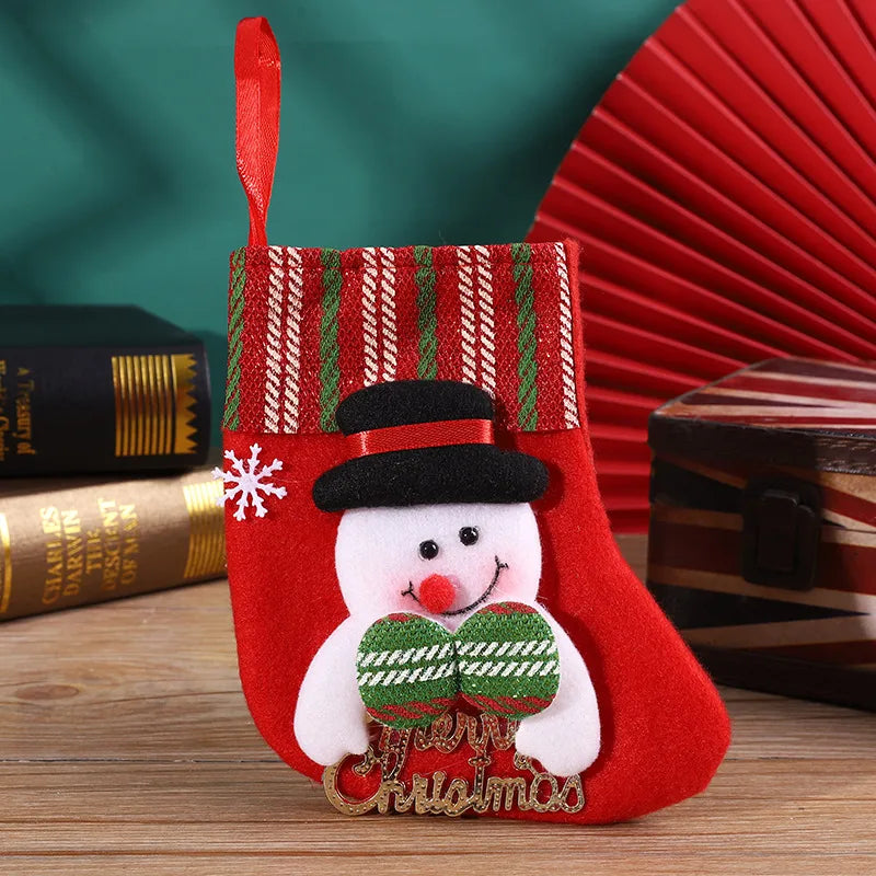 christmas cute santa claus snowman cloth party christmas socks