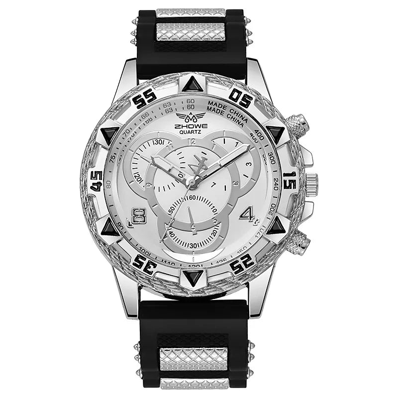 Elegant Lady Geometric Single Folding Buckle Quartz Men's Watches