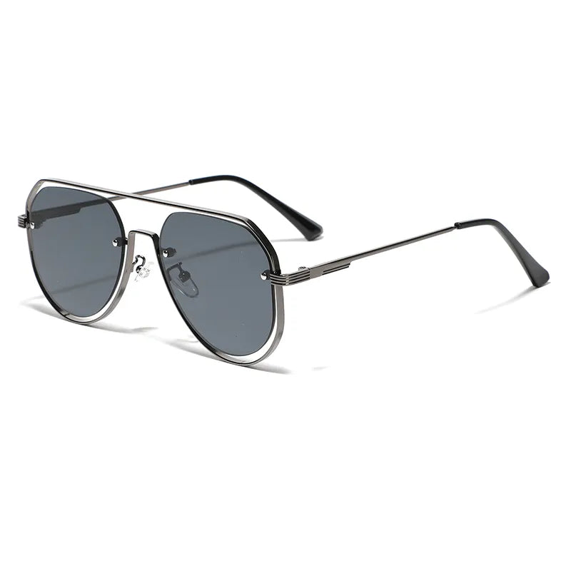ig style simple style solid color ac toad glasses full frame men's sunglasses