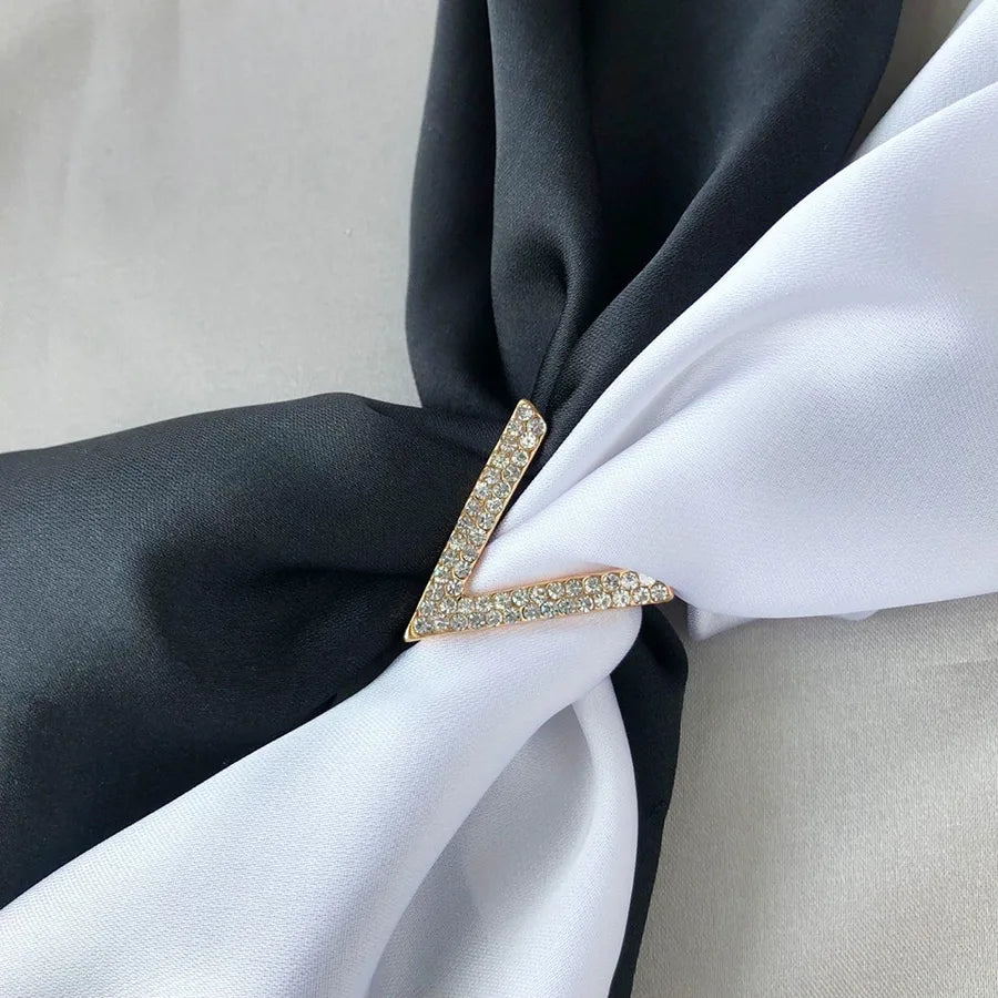 Sweet Flower Alloy Women's Scarf Ring
