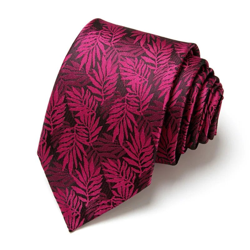casual geometric waves polyester polyester yarn men's tie
