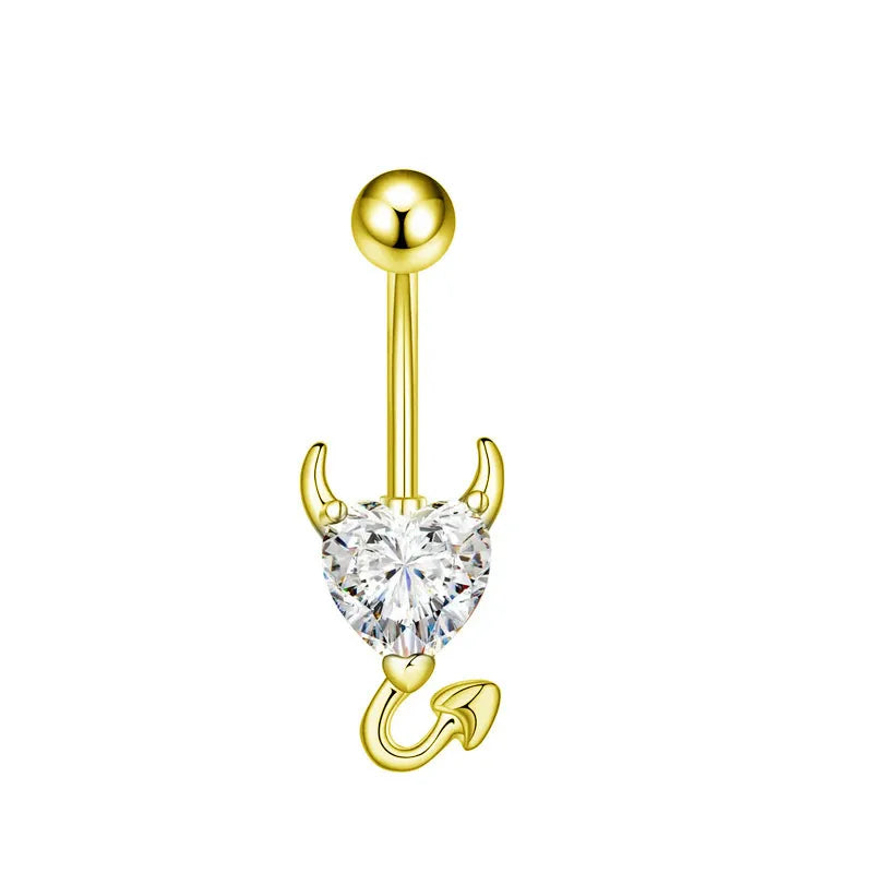 Human body piercing jewelry navel nail  hot selling navel ring  classic navel buckle wholesale manufacturers navel nail