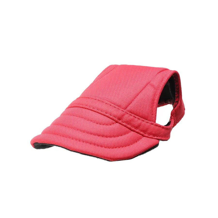 simple style canvas oxford cloth stripe pet hat