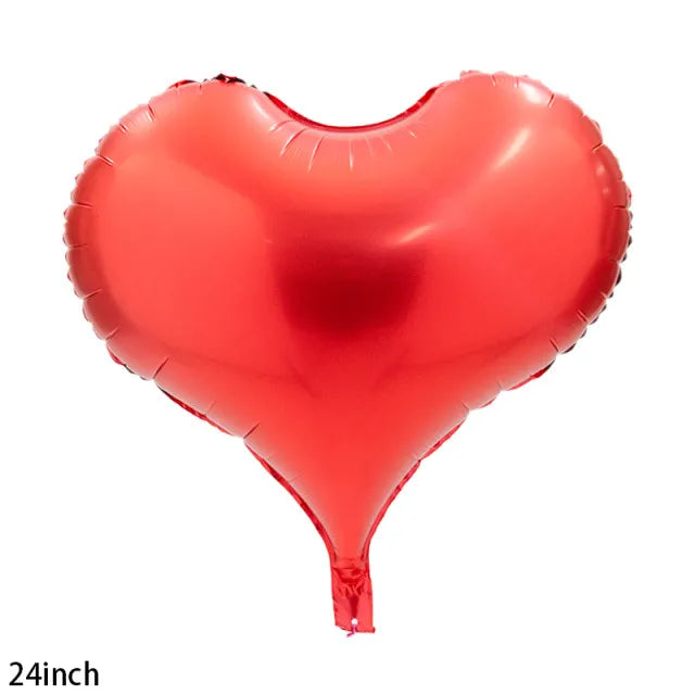 valentine's day letter aluminum film wedding party balloons