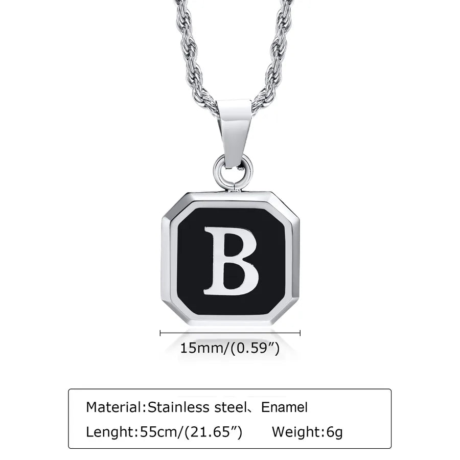 304 Stainless Steel Hip-Hop Enamel letter