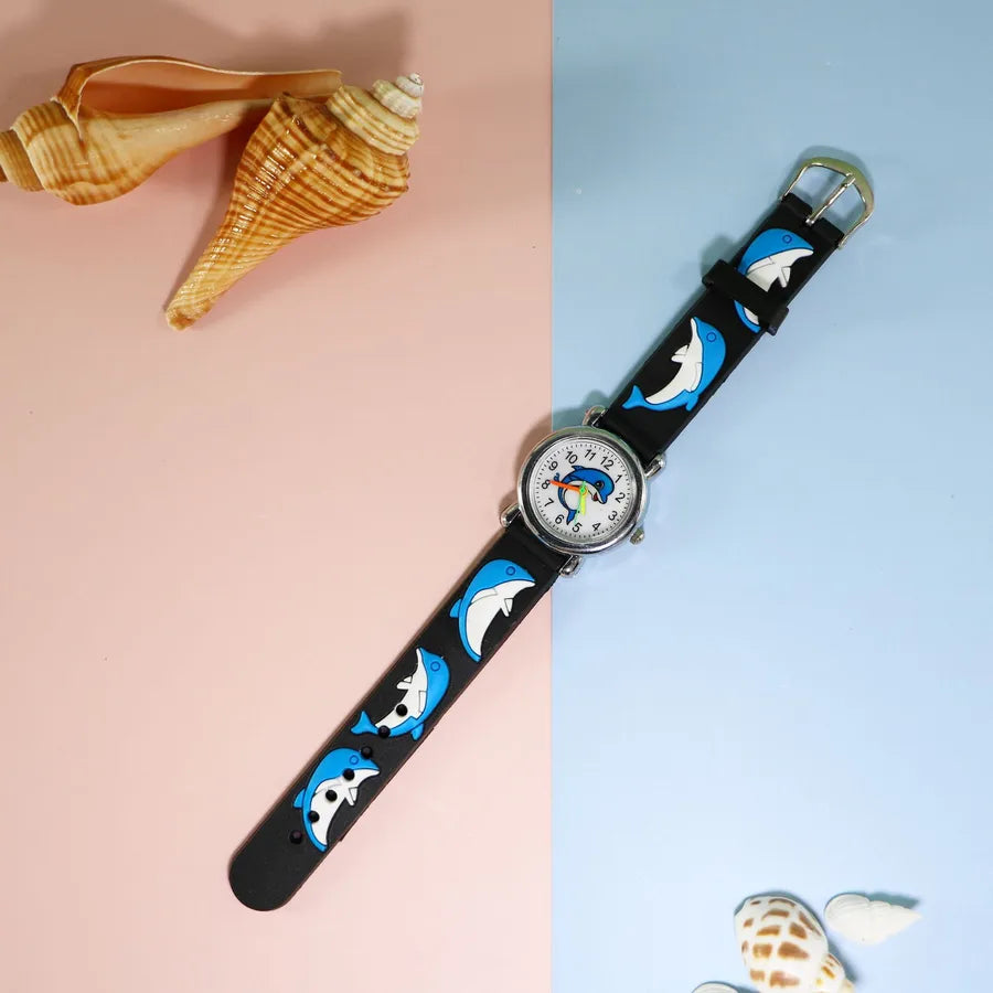 Manufacturers supply new creative children's watches kindergarten Primary School students cartoon clap watch cartoon table