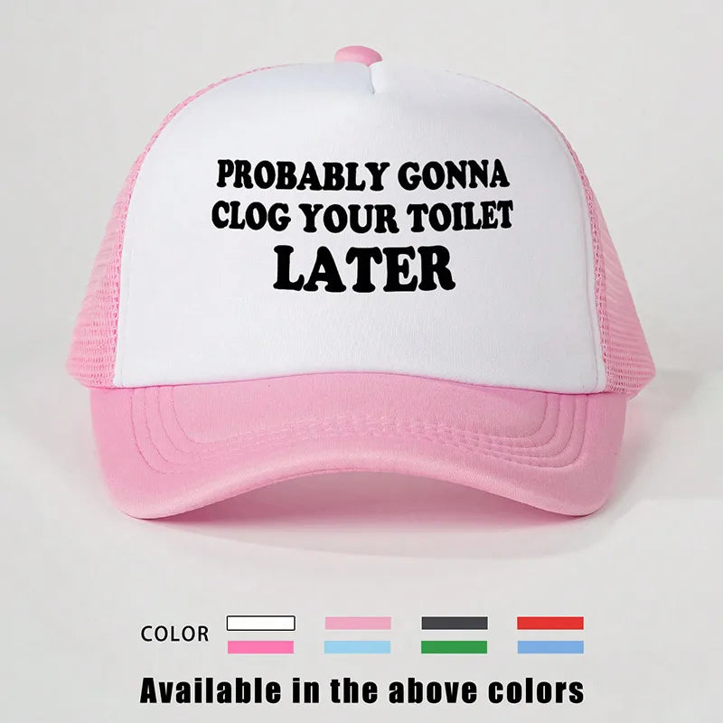 Women's Vacation Classic Style Letter English Letters Curved Eaves Baseball Cap