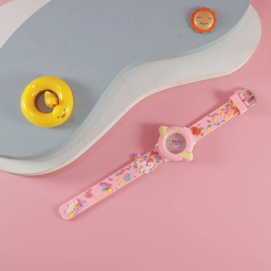 Manufacturers supply new creative children's watches kindergarten primary school students cartoon veneer watches cartoon watch wholesale