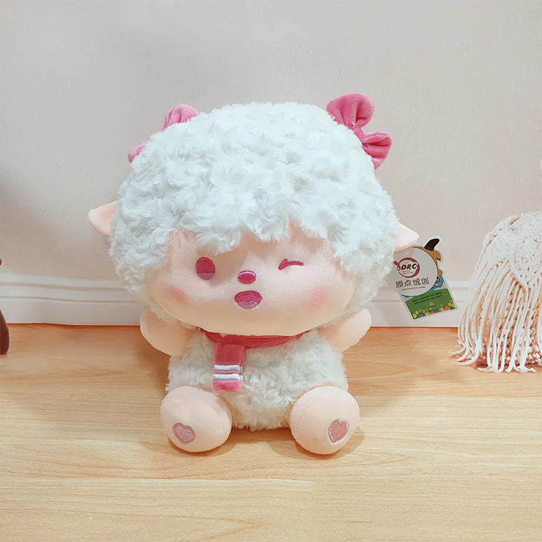 Genuine Pleasant Goat plush toy beautiful sheep doll lazy sheep pillow gift leg clip doll children's toy