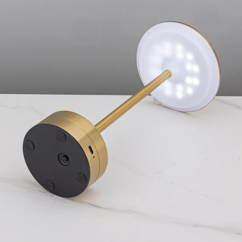 LED Touch Metal Table Lamp Hotel Restaurant Charging Lamps Decorative Retro Industrial Style Lighting for Home Office