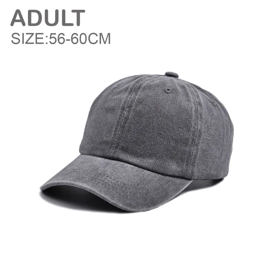 Children Unisex Streetwear Solid Color Baseball Cap