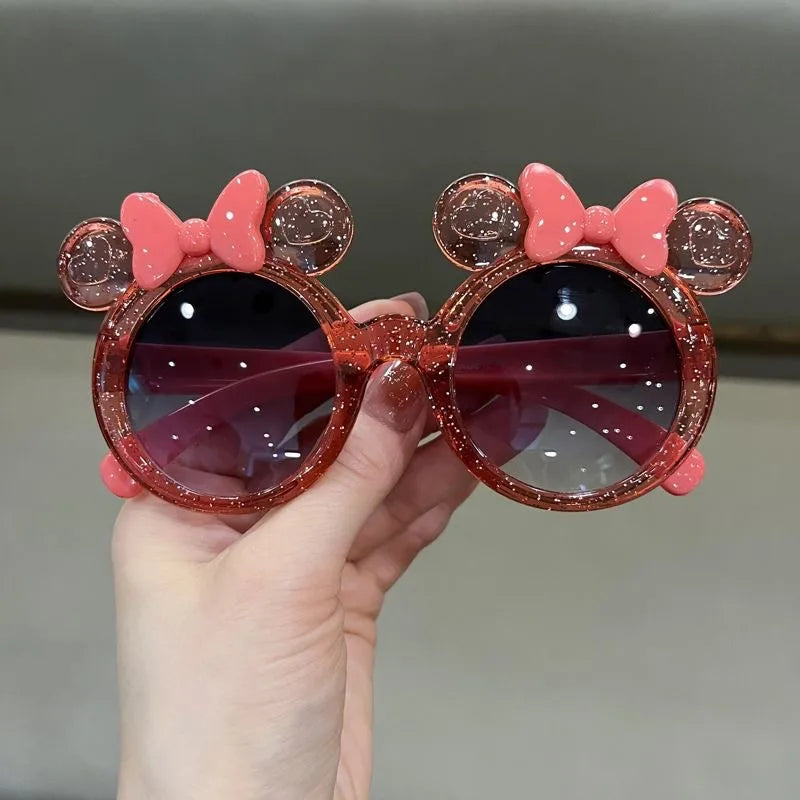 Cute Bow Sunglasses Anti-UV Glasses Starlight Sunglasses Girls Fashion Colorful Star Dot Children's Shape
