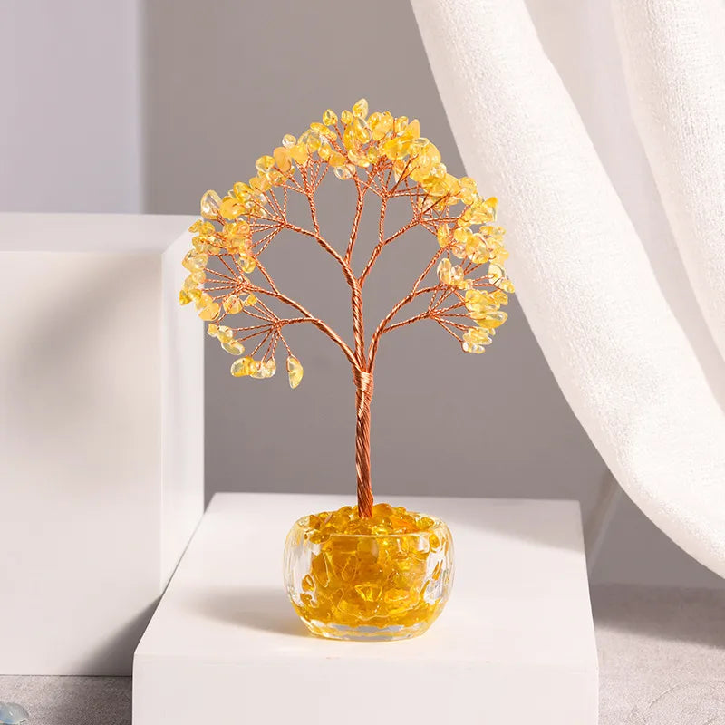 Simple Style Tree Crystal Crystal Ornaments Artificial Decorations
