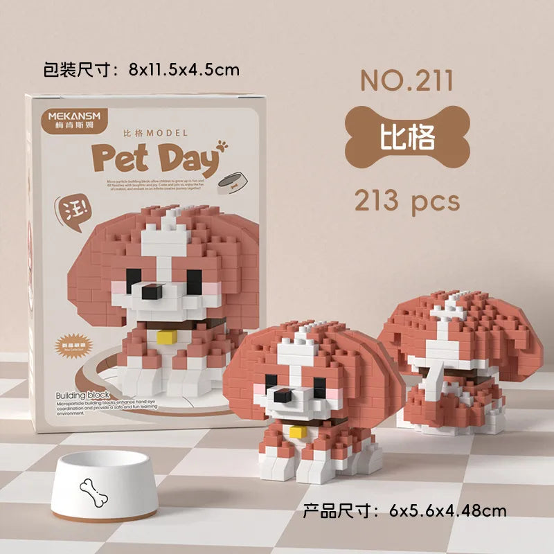 Kids(7-16Years) Children Unisex Cartoon Character Plastic Building Toys Learning & Education Toys