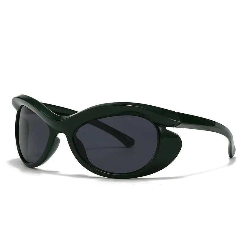 Casual Simple Style Solid Color Pc Special-Shaped Mirror Full Frame Women's Sunglasses
