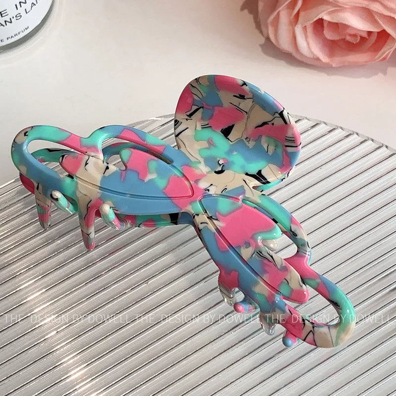 Dove Acetate Large Shark Clip Retro Hair Accessories For Women Elegant Hair Tail Clip Stylish Hair Decorations