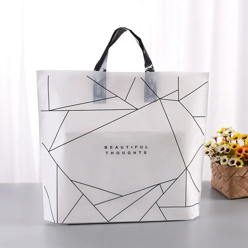 Universal pe portable plastic bag women's clothing shopping bag gift bag underwear children's clothing cosmetics hand-held plastic bag