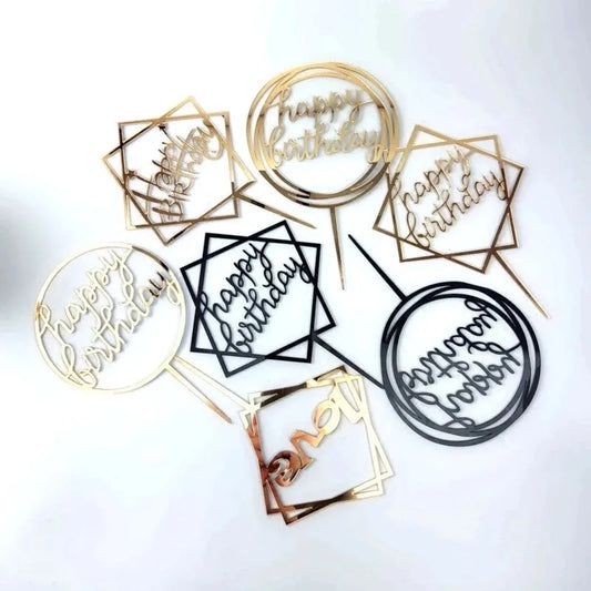 Christmas Casual Letter Heart Shape Arylic Birthday Cake Decorating Supplies Cake Decorating Supplies