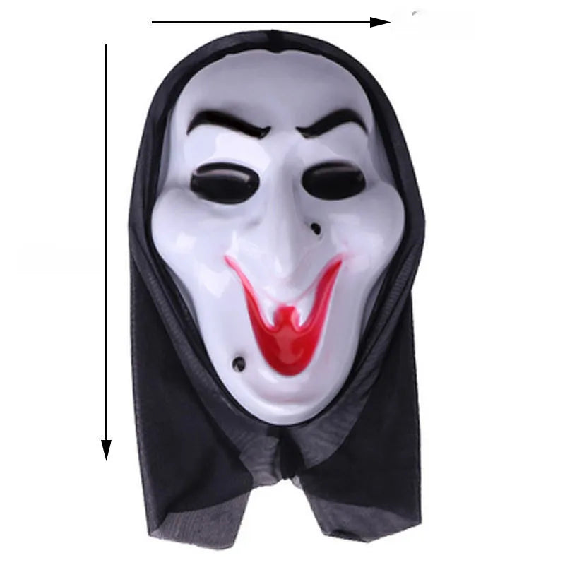 Halloween horror mask party masquerade whole person grimace scream pullover mask skeleton ghost mask