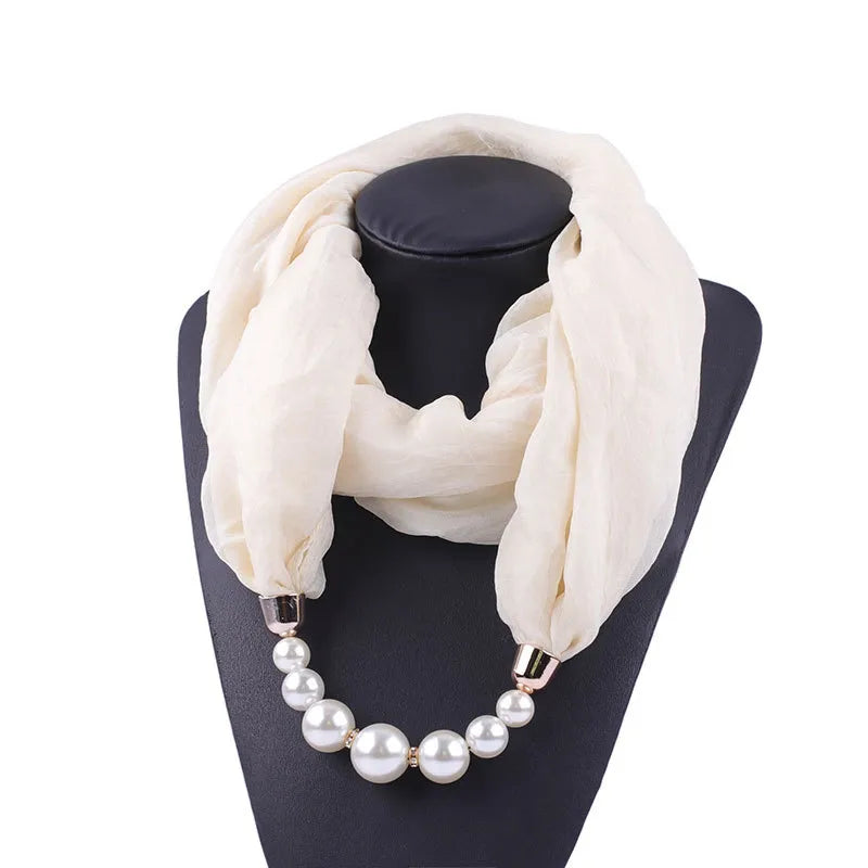 women's commute solid color chiffon scarf