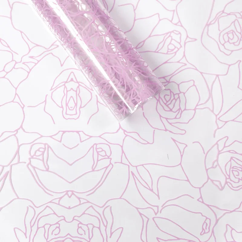 Valentine'S Day Elegant Romantic Rose OPP Date Festival Gift Wrapping Supplies Party Supplies Gift Wrapping Supplies 20 PCS/Package