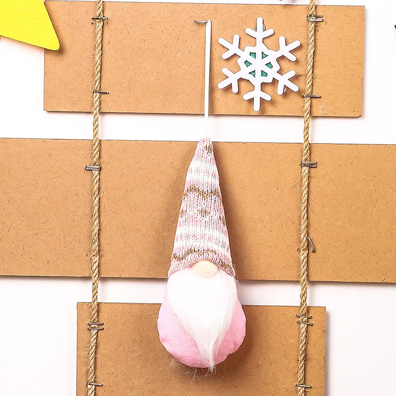 Christmas Cartoon Style Simple Style Classic Style Color Block Holiday Festival Hanging Ornaments