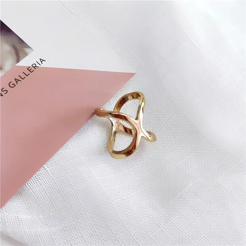 women's fashion geometric water droplets pu alloy rhinestone pearl
