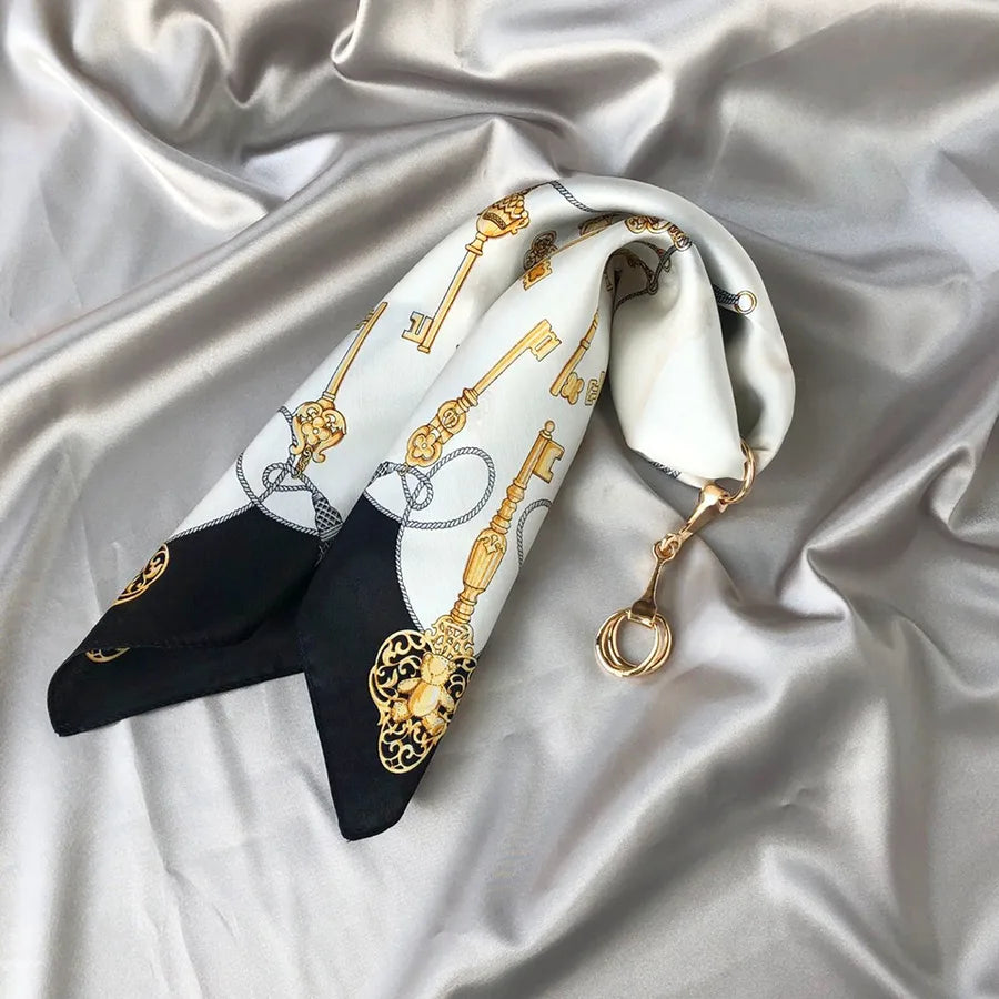 Sweet Flower Alloy Women's Scarf Ring