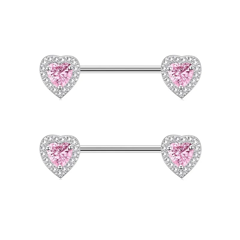 1 Piece 1 Set 1 Pair Belly Rings Simple Style Solid Color 304 Stainless Steel Inlay Rhinestones Belly Rings