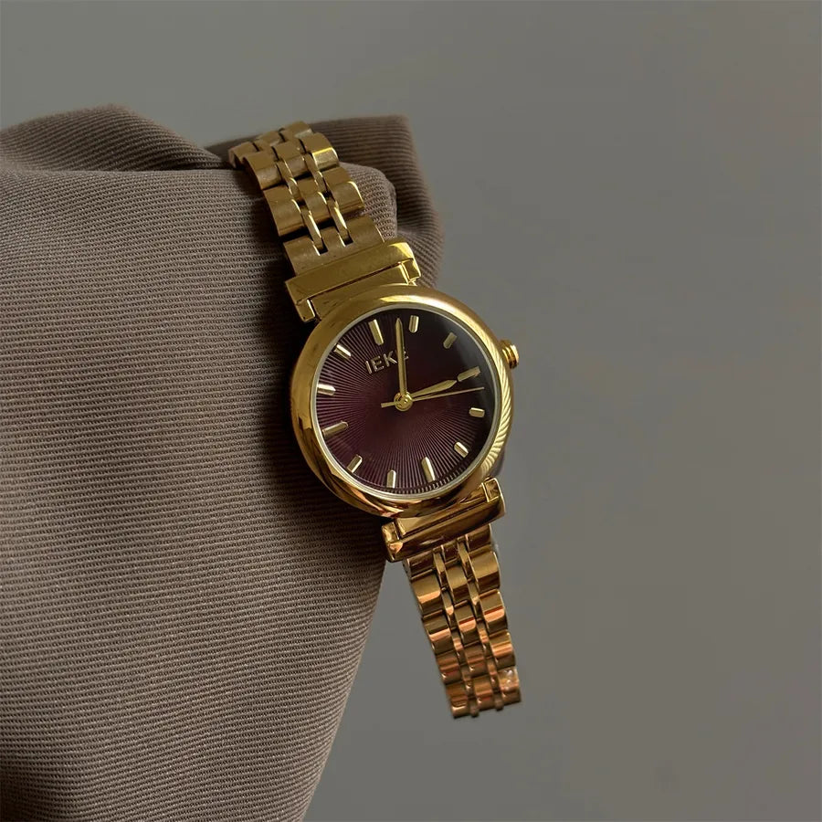 Casual Luxurious Square Double Side Snaps Quartz Watch