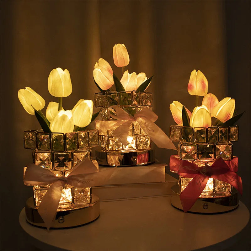 Christmas Casual Shiny Solid Color Crystal Ornaments Lighting Accessories