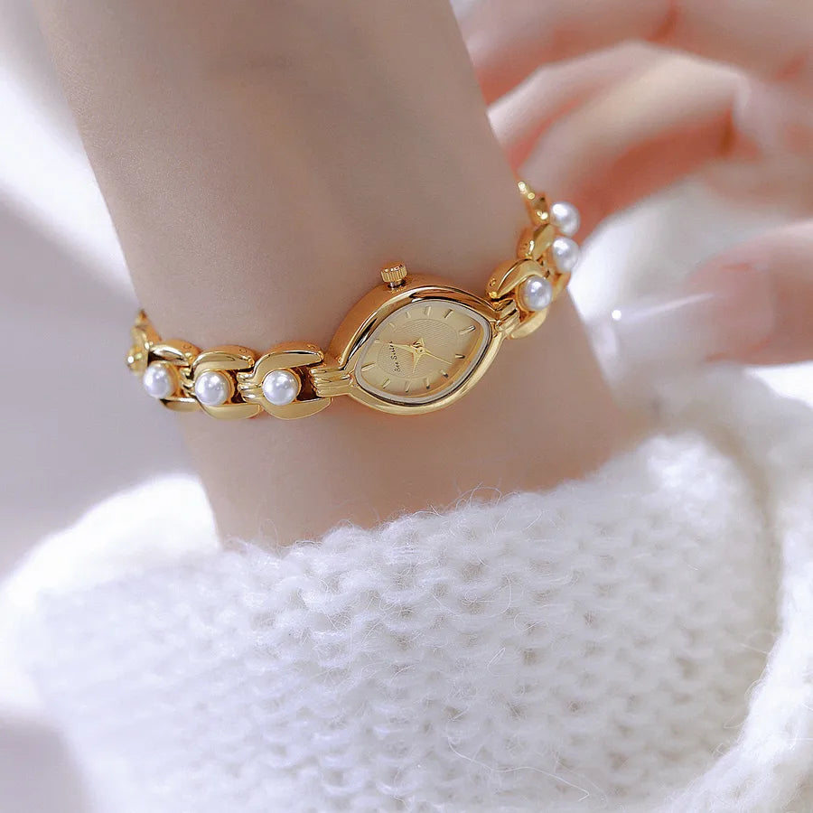Casual Commute Solid Color Jewelry Buckle Quartz Watch
