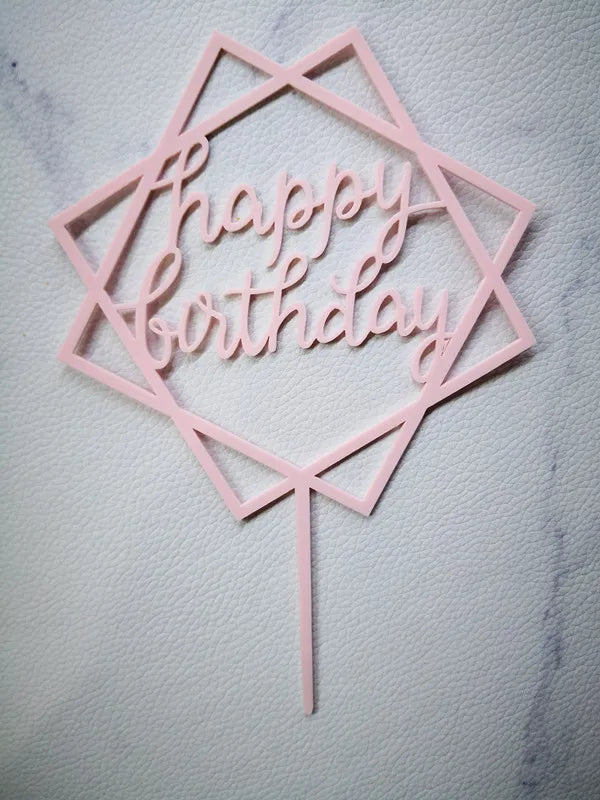 Christmas Casual Letter Heart Shape Arylic Birthday Cake Decorating Supplies Cake Decorating Supplies