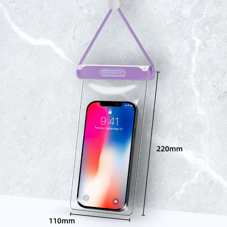 Casual Solid Color Tpu Waterproof Bag Swimming Accessories