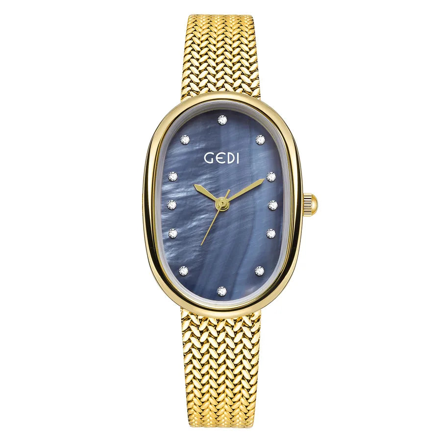 Elegant Geometric Hanging Buckle Quartz Women's Watches