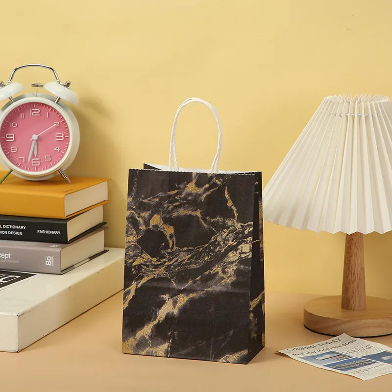 simple style marble kraft paper daily gift wrapping supplies