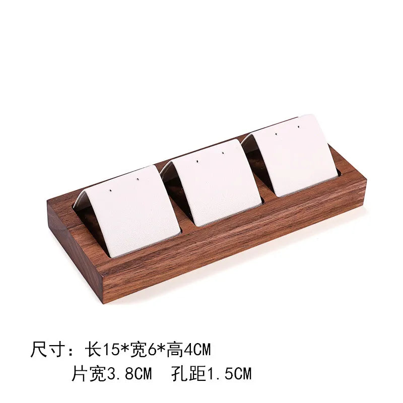 Walnut Jewelry Set Display Stand Necklace Pendant Showcase Stand High-End Feelings Craftsmanship Meticulously Designed