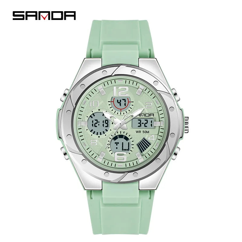modern style solid color electronic men's watches
