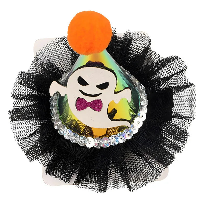 Halloween Hair Accessories Skull Clip Masquerade Duckbill Clip Devil Pumpkin Holiday Headwear Wholesale