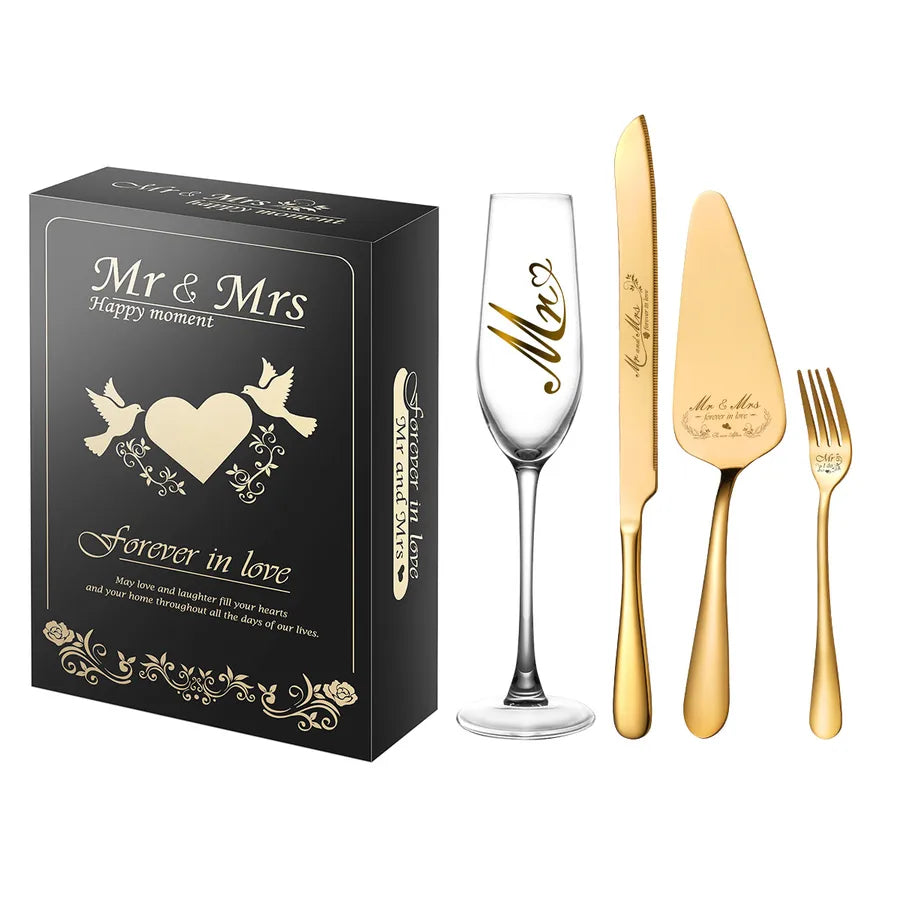 Casual Elegant Pastoral Letter Stainless Steel Tableware 1 Set